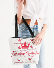 Load image into Gallery viewer, American Queendom Canvas Zip Tote