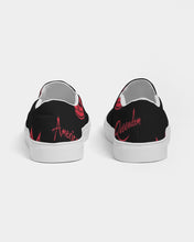 Load image into Gallery viewer, RED AND BLACK LABEL AQ Women's Slip-On Canvas Shoe