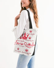 Load image into Gallery viewer, American Queendom Canvas Zip Tote