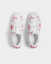 Load image into Gallery viewer, American Queendom White Women's Faux-Leather Sneaker
