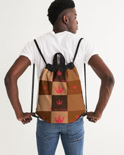 Load image into Gallery viewer, Loving chocolate Canvas Drawstring Bag

