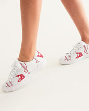 Load image into Gallery viewer, American Queendom  White Women's Faux-Leather Sneaker
