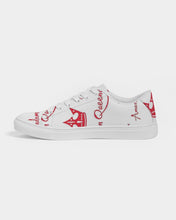 Load image into Gallery viewer, American Queendom  White Women's Faux-Leather Sneaker
