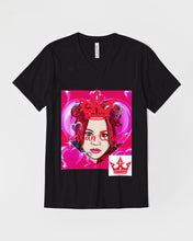 Load image into Gallery viewer, CARTOON Unisex Jersey V-Neck Tee | B&amp;C
