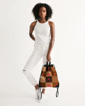Load image into Gallery viewer, Loving chocolate Canvas Drawstring Bag
