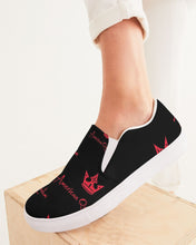 Load image into Gallery viewer, RED AND BLACK LABEL AQ Women's Slip-On Canvas Shoe
